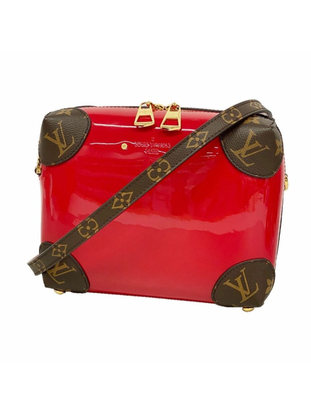 Louis Vuitton Shoulder Bag Vernis Scarlet